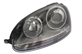 Far Stanga D2S/H7, electric, cu motor, culoare negru compatibil VW GOLF V 2003-2008