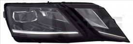 Far Stanga LED, automat, cu motor, fara modul DRL LED; fara control LED compatibil SKODA OCTAVIA III 2016-2019