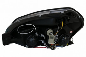 Faruri Angel Eyes compatibil cu Hyundai Tucson (2004-2010) Crom - Img 2