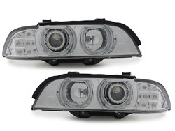 Faruri compatibil cu BMW E39 5er 95-00_LED indicator_chrome - Img 4