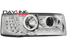 Faruri DAYLINE compatibil cu VW T4 Transporter (1990-2003) Crom - Img 3