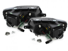 Faruri LED DAYLIGHT compatibil cu VW PASSAT B6 3C (03.2005-2010) Negru - Img 4