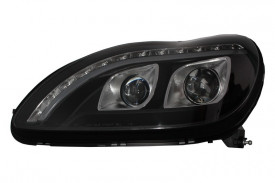 Faruri LED DRL compatibil cu MERCEDES Benz W220 S Class 1998-2005 Negru - Img 3