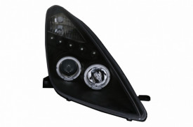 Faruri LED DRL compatibil cu Toyota Celica T230 (1999-2005) Angel Eyes Negru - Img 2