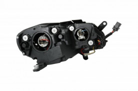 Faruri LED DRL compatibil cu VW Passat 3C B7 (11/2010-10/2014) Negre - Img 2
