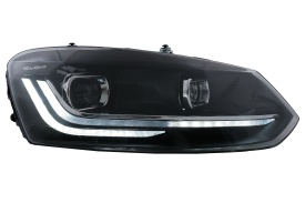 Faruri LED Light Bar compatibil cu VW POLO 6R 6C (2010-2017) Semnalizare Dinamica Matrix Design - Img 8