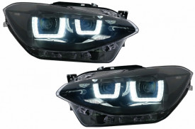 Faruri Osram LED DRL compatibil cu BMW 1 Series F20 F21 2011-2015 Negru