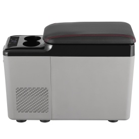 Frigider auto 12 volti cu cotiera, congelator portabil 15L, racitor cu compresor 12V 24V 240V pentru exterior, camping, autoturism, camion, rulota - Img 12