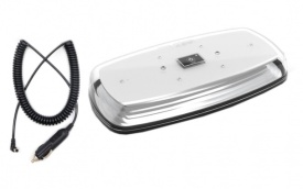 Girofar auto, Wireless, LED, cu baterie reincarcabila si magnet, 12V-24V, pentru asistenta rutiera, platforme, utilaje agricole
