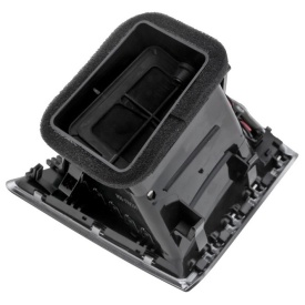Grila auto ventilatie dreapta compatibil Audi Q5 2008-2016, negru cu crom - Img 3