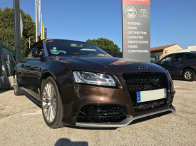 Grila Centrala compatibil Audi A5 8T 2007-2011 RS Design Negru Lucios - Img 5
