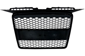 Grila Centrala compatibil cu AUDI A3 8P 2004-2007 RS Design Negru Mat - Img 5
