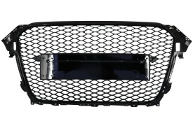 Grila Centrala compatibil cu AUDI A4 B8 Facelift 2012-2015 RS Design Negru Lucios - Img 1