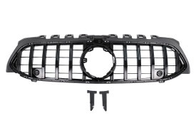 Grila Centrala compatibil cu Mercedes A-Class W177 V177 2018-> GT-R Panamericana Design Negru