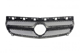 Grila Centrala compatibil cu MERCEDES Benz A-Class W176 (2012-2015) A45 A-Design Fundal Silver - Img 3