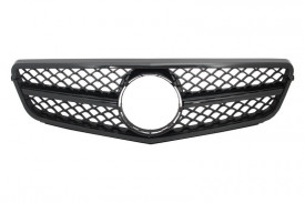 Grila Centrala compatibil cu Mercedes clasa C W204 S204 Limousine Station Wagon 2007-2014 C63 Design Negru - Img 2