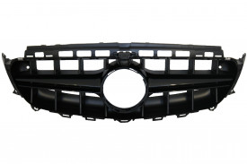 Grila Centrala compatibil cu Mercedes E-Class W213 S213 C238 A238 2016-2019 E63 Design Negru Cu Camera 360