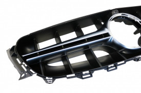 Grila Centrala compatibil cu Mercedes E-Class W213 S213 C238 A238 2016-> Crom Negru E63 Design - Img 3