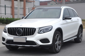 Grila Centrala compatibil cu Mercedes GLC X253, C253, 2015-2018 GT R Panamericana Look Crom - Img 5