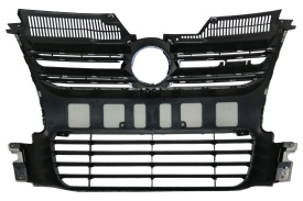 Grila Centrala compatibil cu VW Golf 5 V 2003-2008 Negru R32 Design - Img 8