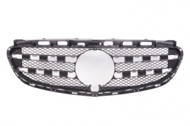 Grila centrala compatibila cu MERCEDES W212 2009-2016 cu gaura pentru camera, AMG