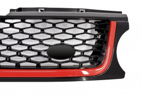 Grila Centrala Land compatibil cu ROVER Range compatibil cu ROVER Sport 2009-2013 L320 Autobiography Design Negru Rosu - Img 3