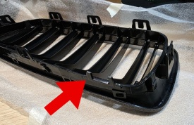 Grile Centrale compatibil cu BMW 4 Series F32 F33 F36 2013-2019 Piano Black M Design, Produs Deteriorat - Img 4
