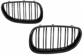 Grile Centrale compatibil cu BMW 5 Series E60 E61 2003-2009 Negru Lucios M Design - Img 1