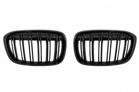 Grile Centrale compatibil cu BMW X1 SUV F48 Pre-LCI 2015-2019 Duble Negru Lucios M Desing - Img 1