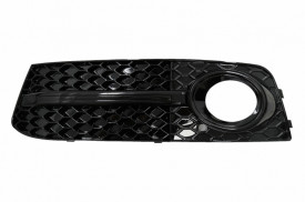 Grile Laterale Bara Fata compatibil cu AUDI A4 B8 8K 2007-2011 S4 Design Negru Lucios - Img 2