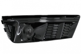 Grile Laterale compatibil cu Audi A4 B9 Sedan Avant 2016-2018 RS4 Desing Negru - Img 7