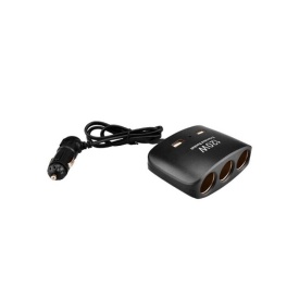 Incarcator auto, Splitter bricheta 12V-24V, 3 iesiri, 2 iesiri USB,120W