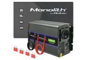 Invertor de tensiune Qoltec Monolith de la 12V la 230V 1000/2000w - Img 8