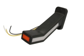 Lampa de gabarit, lumina de clarificare, Dreapta, semnalizare, Alb/Rosu/Portocaliu, LED neon, 12-24V, WAS Polonia 1258L W168.6 - Img 4