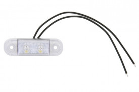 Lampa de poziţie Dreapta/Stanga cu LED-uri, alb 12V/24V