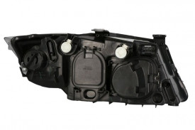 Lampa frontala Stanga H7/H7, electric, fara motoras, culoare negru/cromat compatibil BMW seria 3 E90, seria 3 E91 2005-2008 - Img 2