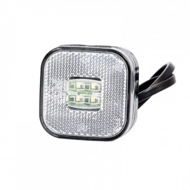 Lampa gabarit 62x62, LED, alba, 12-36V, FT-027-B Fristom - Img 2