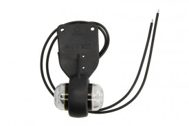 Lampa gabarit, Lumina de clarificare, Dreapta/Stanga, LED, alb/rosu, 12-24V, WAS Polonia 125 W23 - Img 2