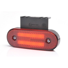 Lampa gabarit, Lumina de clarificare, Led neon, Rosu, 12-24V, WAS Polonia 1224 W175 - Img 1