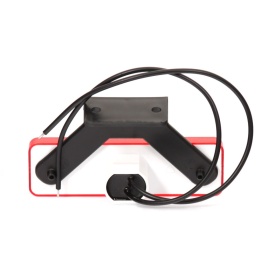 Lampa gabarit, lumina de clarificare, LED, Rosu, 12-24V, WAS Polonia 218Z W44 - Img 7