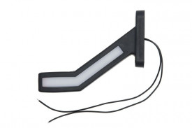 Lampa gabarit partea stanga, LED Alb/Rosu/Portocaliu, 12-24V, WAS
