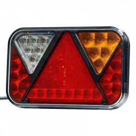 Lampa spate 200x130, LED, 5 functii, cu mers inapoi, FT-270 Fristom - Img 1