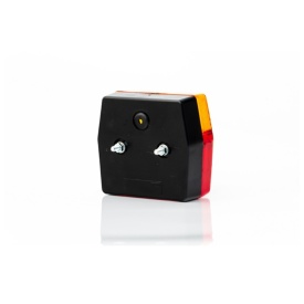 Lampa Stop Auto universala model MD002 compatibil 12V-24V camion, remorca, rulota, culoare galben rosu - Img 3