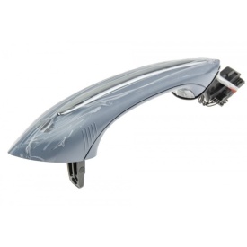 Maner usa compatibil BMW Seria 5 F10 F11 2009-2015 Seria 5 F07 2009-2017 Seria 7 F01 F02 F03 F04 2008-2015, Stanga Fata, pentru masini cu functie Keyless Entry Go si iluminare, culoare gri - Img 2