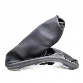 Manson frana de mana imitatie de piele neagra OPEL ASTRA H 2004-2011 - Img 2
