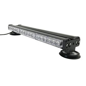 Mini Rampa Girofar lungime 46 cm, LED, cu magnet, culoare portocalie - Img 3