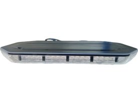 Mini Rampa Girofar profesionala, prindere cu magnet,12-24V, 65W, lungime 38 cm, culoare portocalie, E-Mark E9