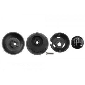 Nuca schimbator de viteze compatibil cu Fiat 500 Abarth 2007->, 5 trepte, culoare argintiu mat - Img 2