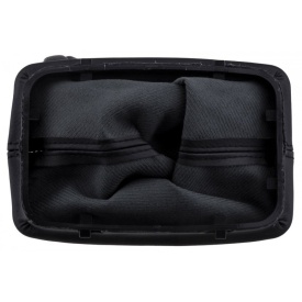 Nuca schimbator de viteze cu rama si manson piele ecologica compatibil Mercedes Clasa C W204 2007-2014, cutie automata, culoare negru - Img 2