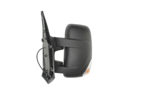 Oglinda retovizoare completa, (manual, convexa, crom) parte montare STANGA compatibil cu RENAULT MASTER 2010-> - Img 2